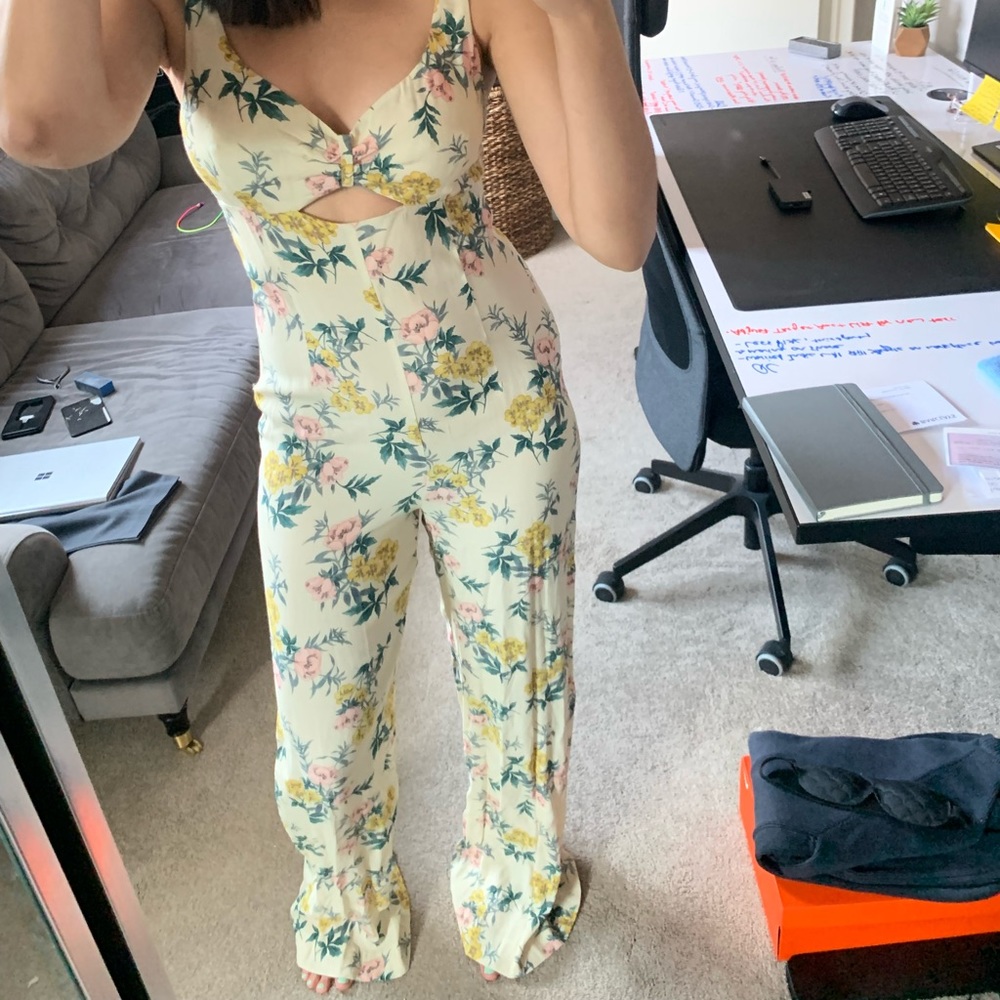 NEW without tags- foral jump suit- one piece